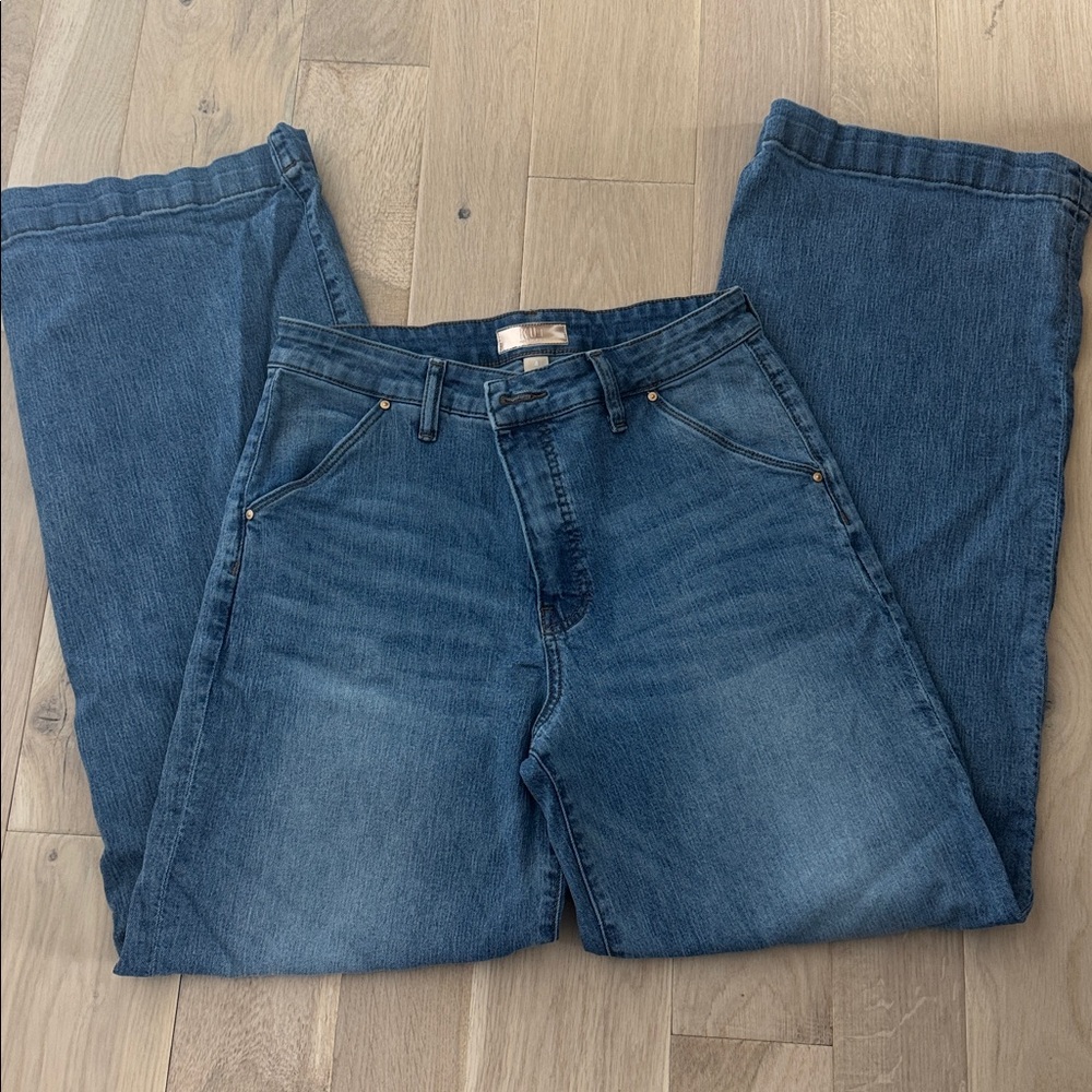 Kut from the Kloth JODI Fab Ab wide Leg Jeans women’s size 4 like new